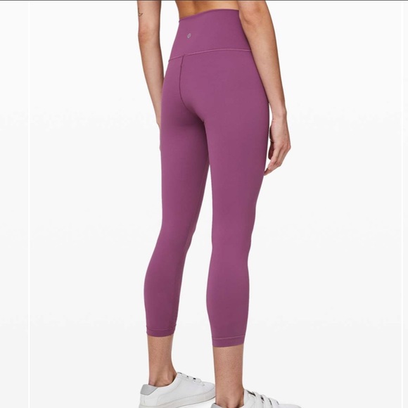 Lululemon 12 Wunder Under High-Rise Tight 25" leggings Luxtreme vintage plum - Picture 2 of 8